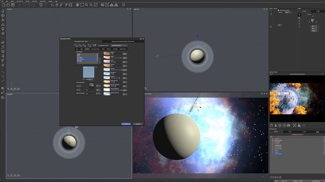 Creating space scene in Vue Nebula planet Adding nebula clouds part 4 of 6 смотреть онлайн