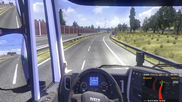 Euro Truck Simulator 2 **** IVECO NEW STRALIS HI-WAY **** Calais to Strasbourg (LKW) / PART1 смотреть онлайн