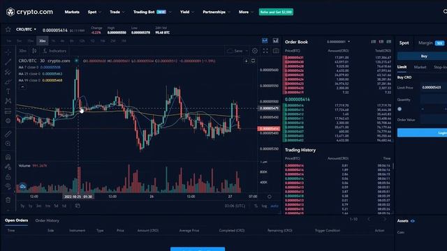 How To Trade On Crypto.Com Exchange - Beginner's Tutorial смотреть онлайн