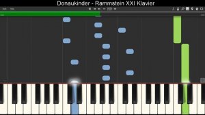 Piano tutorial - Donaukinder - Rammstein XXI Klavier