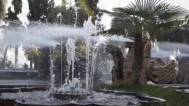 фонтан грифоны_Сухуми_ смотреть онлайн