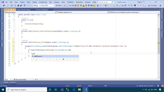 C# Tutorial - Open and Read Excel Files (*.xls/*.xlsx) | FoxLearn смотреть онлайн