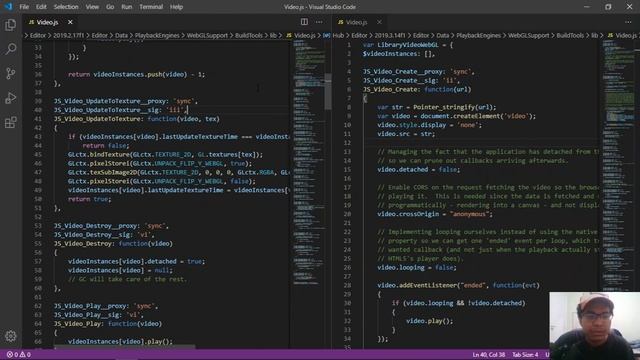 Video In WebGL On Unity - Ismael Nascimento 