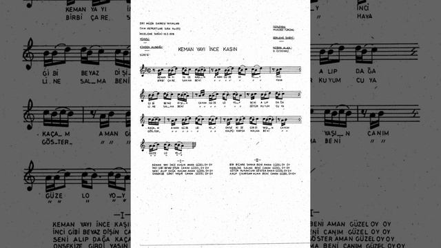 1772 Keman Yayı İnçe Kaşın