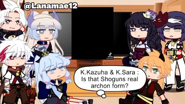Inazuma react to Raiden Shogun/Ei {Julisa} (Read pin com) смотреть онлайн