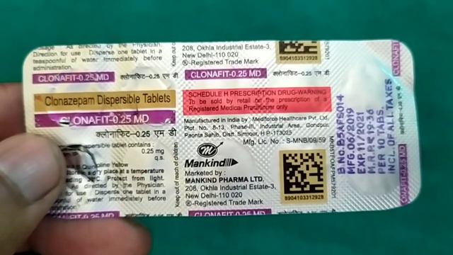 Clonafit Tablet Review In Hindi (clonazepam Tablet )  Benefits, Sides Effects
