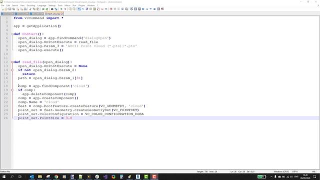 Import Point Cloud with Python API смотреть онлайн