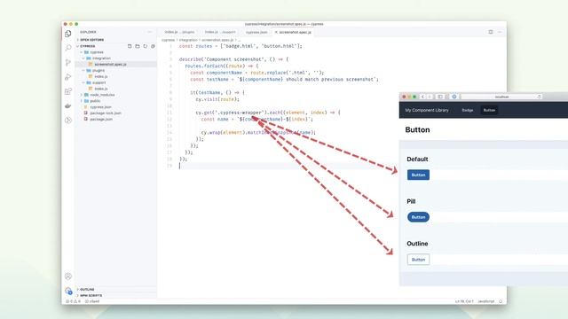 Screenshot testing with Cypress смотреть онлайн