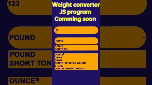 Simple Weight Converter with HTML, CSS, and JS: Step-by-Step Tutorial смотреть онлайн