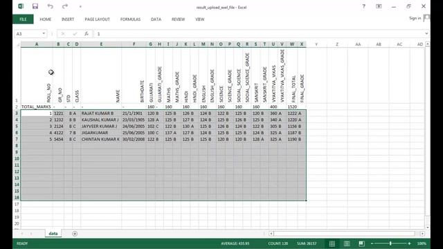 Student Result Site THE BOARD WAY