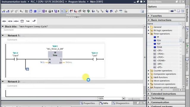 How to Blink Lights in Ladder Logic? - Siemens PLC Programming смотреть онлайн