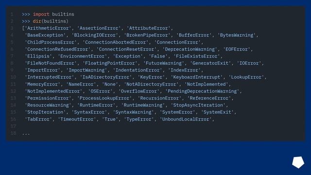 Is the list of Python reserved words and builtins available in a library? смотреть онлайн