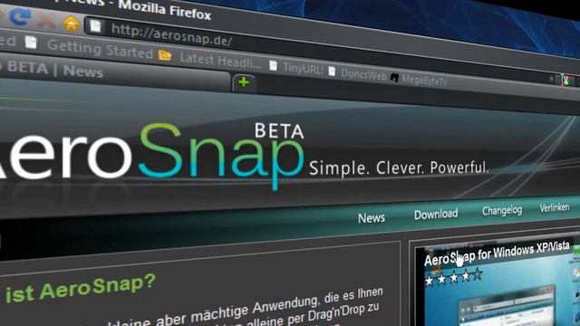 Free Software: AeroSnap 0.61 Beta - Windows 7 Window Snap Feature Windows XP/Vista смотреть онлайн