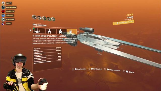 Star Wars Squadrons VR YouTuber Showdown смотреть онлайн