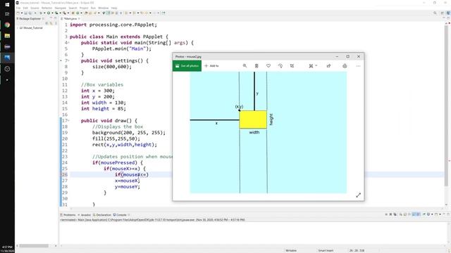 How to Check if the Mouse is Over an Object in Java (Conceptually) смотреть онлайн