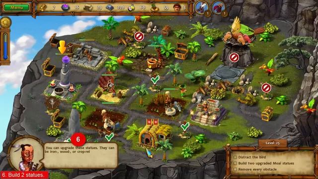 Moai 4 - Terra Incognita - Level 25 Step-by-Step Walkthrough & Cheats смотреть онлайн