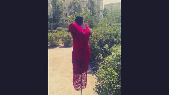 Вязаные платья ручной работы крючком в наличии и под заказ смотреть онлайн