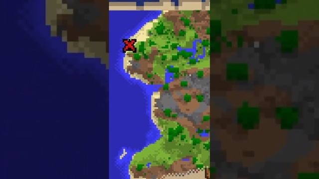 Как с 1 раза найти сундук с сокровищами в майнкрафт #shorts #minecraft смотреть онлайн