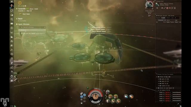 EVE Online - The Damsel in Distress Lvl4 - Sentry Dominix смотреть онлайн