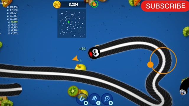 Worms,zone,io hungry snake ( score ? 78,245, )Best gameplay video #71 смотреть онлайн