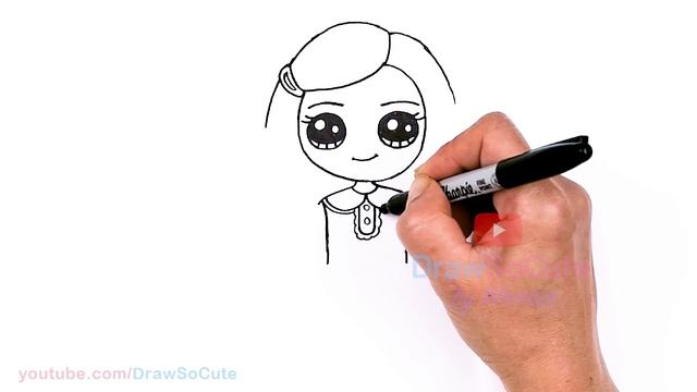 How to Draw Kit Easy | American Girl Doll смотреть онлайн