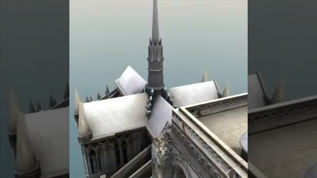 3D Model Notre Dame De Paris Cathedral 3Dmodel Review смотреть онлайн