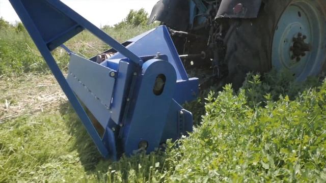 Мульчер на трактор МТЗ (косилка/кусторез) смотреть онлайн