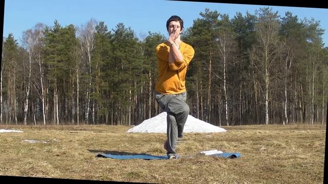 Гарудасана / поза орла *1 (Техника выполнения асан йоги) смотреть онлайн