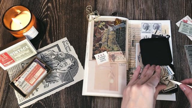 Записи в Винтажном Дневнике // Journal With Me // No Talking смотреть онлайн
