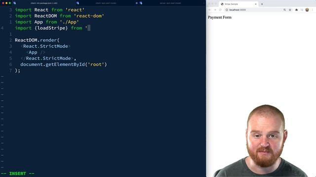 Getting started with React Stripe.js смотреть онлайн