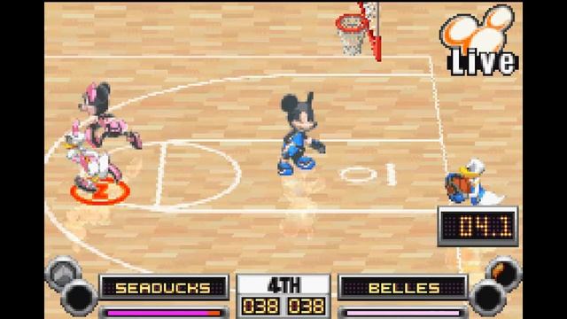 Disney Sports: Basketball GBA - C&M Playthrough