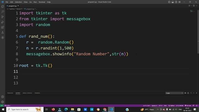Python Tkinter Tutorial: Creating a Random Number Generator Button | In Hindi смотреть онлайн