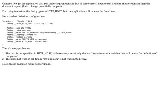DevOps & SysAdmins: Change http_host fastcgi param with nginx смотреть онлайн