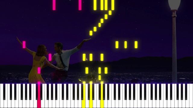 A Lovely Night - La La Land | Piano Tutorial смотреть онлайн