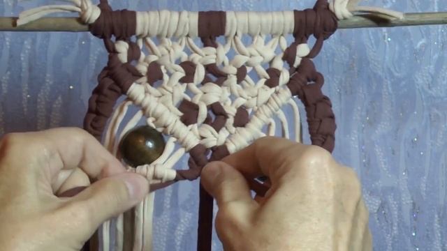 Панно на стену своими руками. Большая сова. Макраме. смотреть онлайн