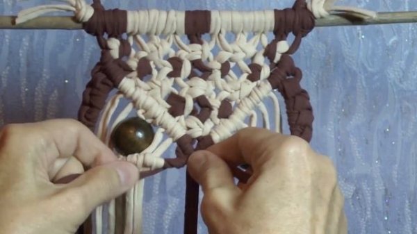 Панно на стену своими руками. Большая сова. Макраме.