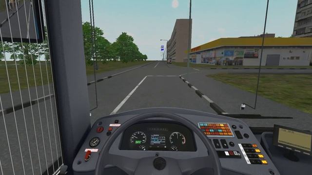 Автобус № 223к с флагами в ОМСИ 2 смотреть онлайн
