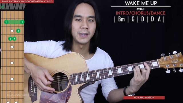 Wake Me Up Guitar Tutorial - Avicii Guitar Lesson 🎸|100% Accurate Chords + Lead + No Capo + Cover| смотреть онлайн