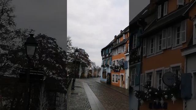 Новогодние ярмарки Франции. Пустынные улочки Кольмара. ??⛄ смотреть онлайн