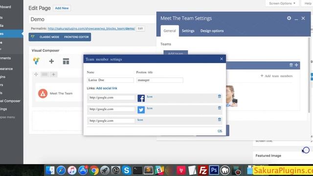 Meet The Team Visual Composer Addon WordPress смотреть онлайн