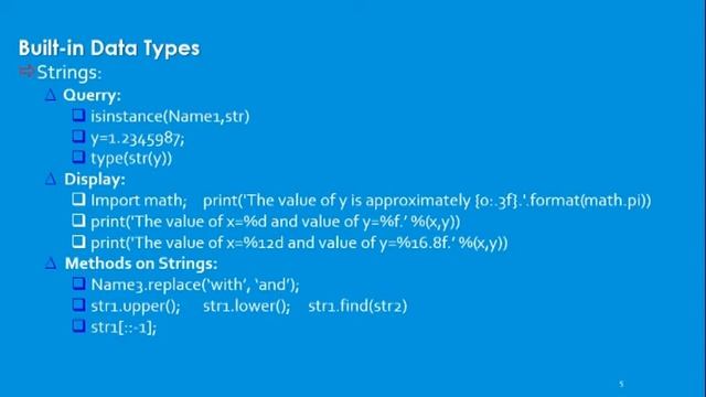 built in data types in python смотреть онлайн