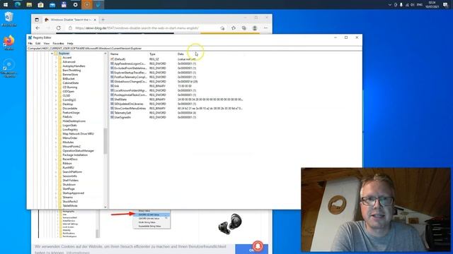 Windows: Disable “Search the web” in start menu смотреть онлайн