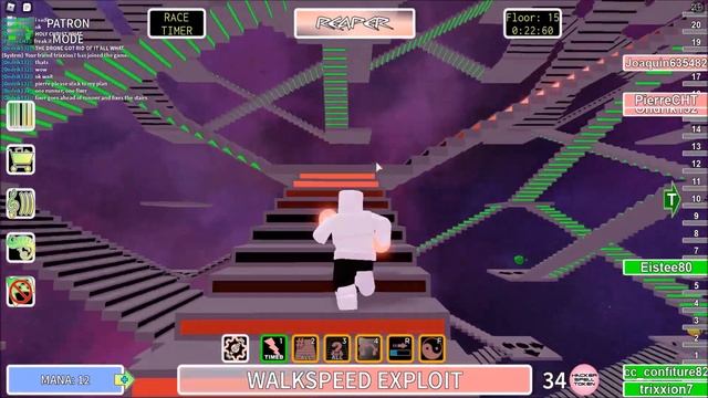 Crazy Stairs Speedrun - 34.99 [Classic Tower - Hacker] смотреть онлайн