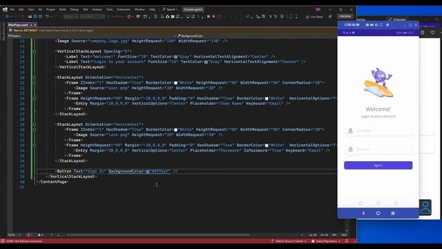 Simple Login UI | .NET MAUI UI Part 1 смотреть онлайн