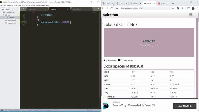 How to use colors in CSS (TELUGU) - Section 6 смотреть онлайн
