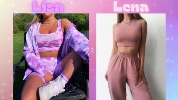💕💜LISA OR LENA PURPLE VS PINK 💜💕