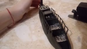 Корабль из пластилина... ЗАТОНУЛ!!