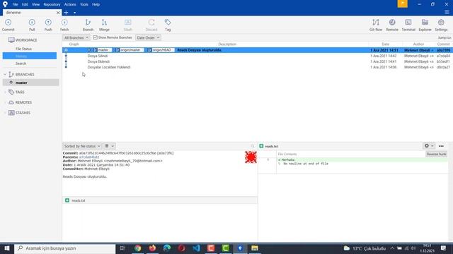 SourceTree Github Hesabına Bağlanma, Repo Oluşturma, Düzenleme ve Uzak Sunucuya Gönderme! смотреть онлайн