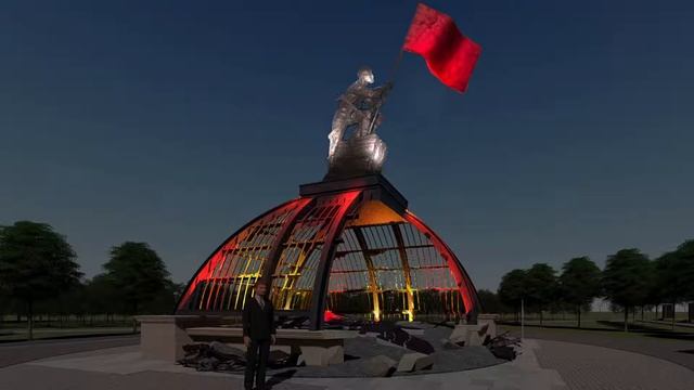 Монумент "ЗНАМЯ ПОБЕДЫ", п. Прохоровка смотреть онлайн