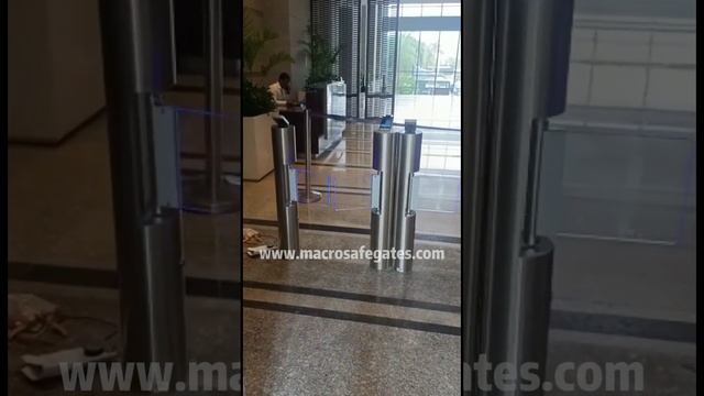 Swing barrier gate p gate for building security control in india | Macrosafe смотреть онлайн